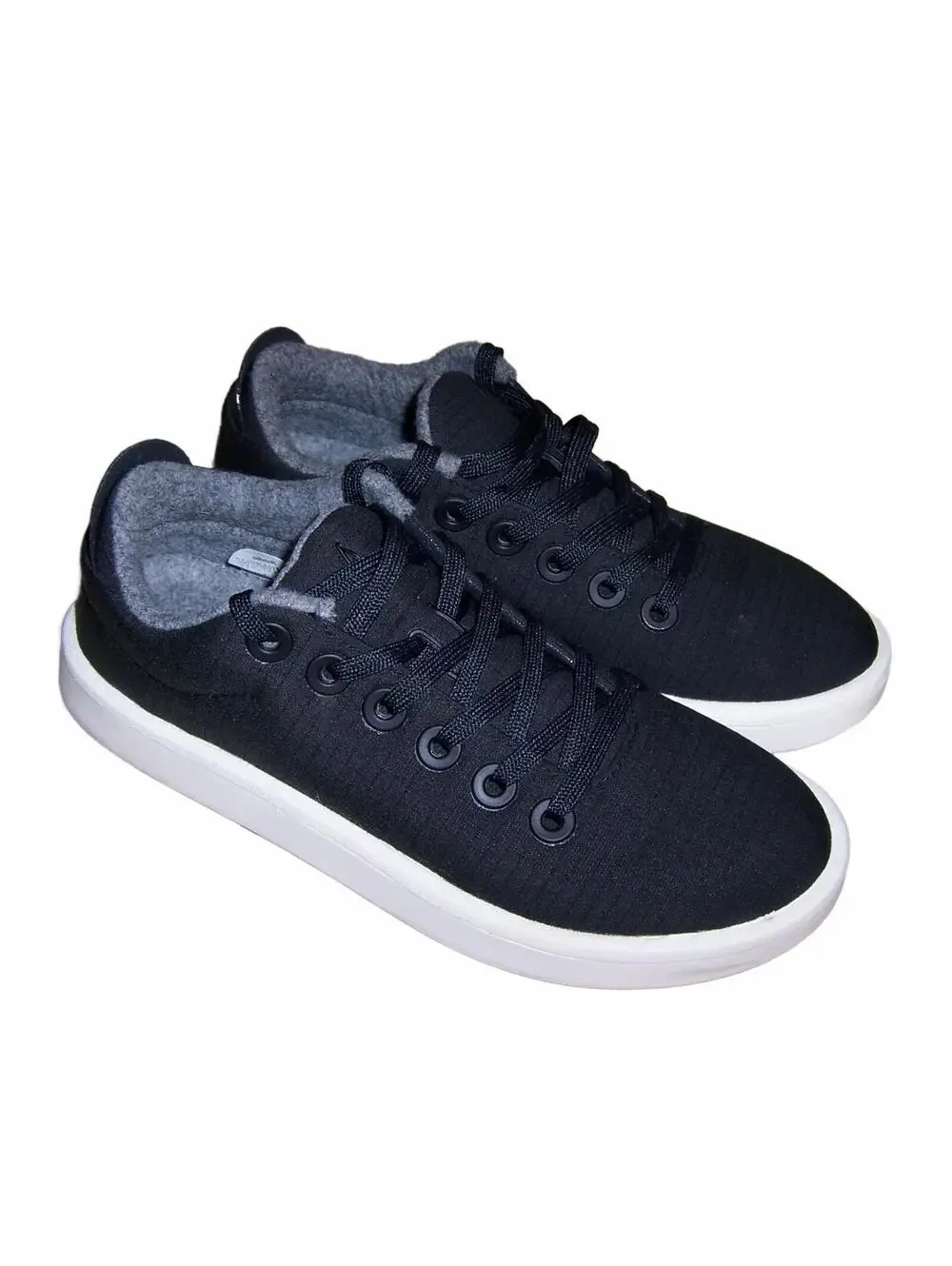 Allbirds Wool Pipers Black White Low Top Sneakers Wms US 7